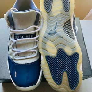 Retro Jordan 11 Low Grey Mist White Navy 7Y 8.5W